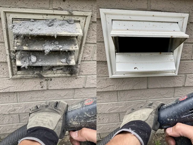 Professional dryer exhaust vent cleaning by Wilmington Dryer Vent Cleaning in Wilmington