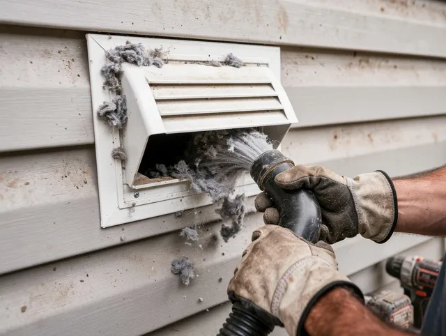 Professional dryer vent cleaning by Wilmington Dryer Vent Cleaning in Wilmington