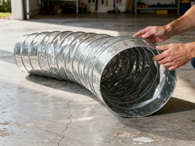 Wilmington Dryer Vent Cleaning specialist using advanced equipment for thorough duct cleaning in Wilmington