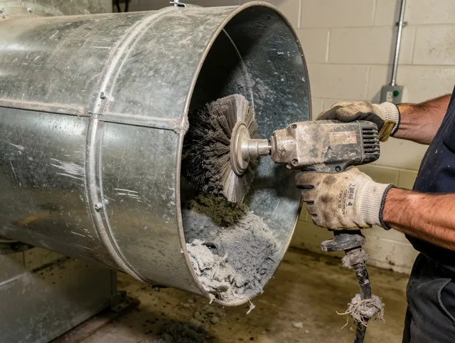 Industrial-grade dryer vent cleaning by Wilmington Dryer Vent Cleaning in Wilmington